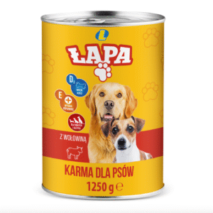 LEWIATAN KARMA DLA PSA WOŁOW.PUSZKA 1,25KG