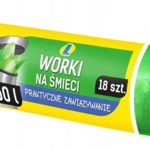 LEWIATAN WORKI NA ŚMIECI WIĄZANE 60L
