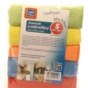 RAVI ŚCIERECZKA Z MIKROFIBRY 5SZT