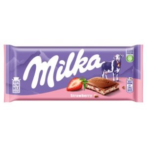 MILKA CZEKOLADA TRUSKAWKOWA 100G