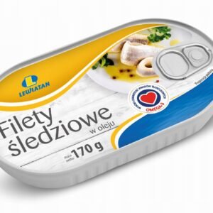 LEWIATAN FILET ŚLEDZIOWY W OLEJU 170G