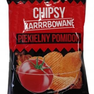 LEWIATAN CHIPSY PIEKIELNY POMIDOR 140G