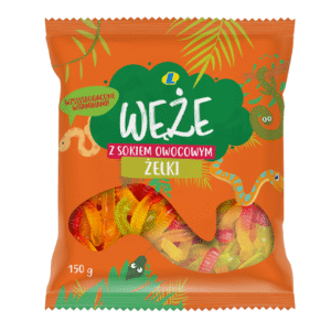 LEWIATAN ŻELKI WĘŻE Z SOKIEM OWOC. 150G