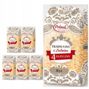 POL-MAK MAKARON TRADYCYJNY RYŻ 4-JAJ 250G
