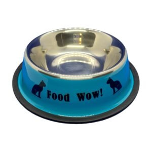 MISKA ANTYPOŚLIZGOWA METALOWA DLA PSA KOTA ŚREDNICA 16CM 0,2L