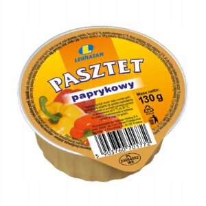LEWIATAN PASZTET DROBIOWY PAPRYKOWY 130 G