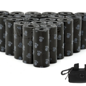 WORECZKI NA PSIE ODCHODY 300 SZT (20 ROLEK) + ETUI