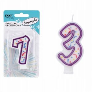 RAVI ŚWIECZKA URODZINOWA CYFERKA 3