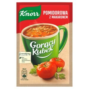 KNORR GORĄCY KUBEK POMIDOROWA Z MAKARONEM