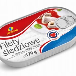 LEWIATAN FILET ŚLEDŹ W SOS POMIDOR 170G