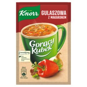 KNORR GORĄCY KUBEK GULASZOWA Z MAKARONEM