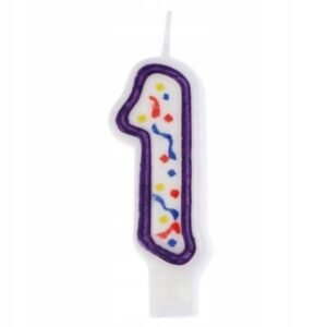 RAVI ŚWIECZKA URODZINOWA CYFERKA 1