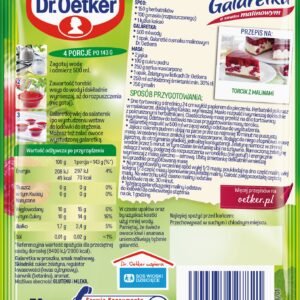 DR OETKER GALARETKA MALINOWA 72 G