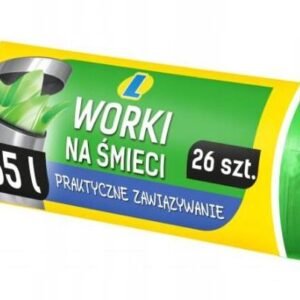 LEWIATAN WORKI NA ŚMIECI 35L WIĄZANE