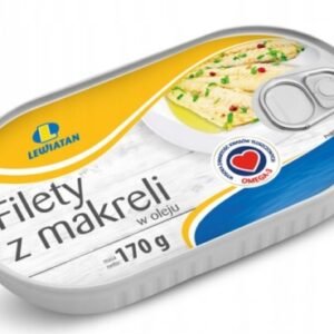 LEWIATAN FILET Z MAKRELI W OLEJU 170G