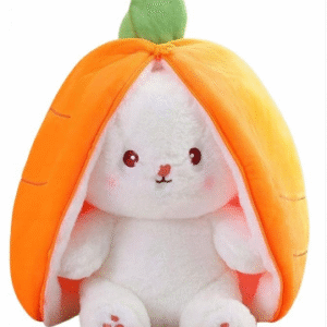 KRÓLIK MARCHEWKA PLUSZAK MASKOTKA 3W1 MIĘKKA PRZYTULANKA ZABAWKA 75CM