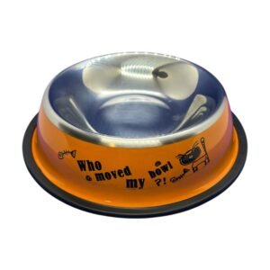 MISKA ANTYPOŚLIZGOWA METALOWA DLA PSA KOTA ŚREDNICA 22CM 0,5L